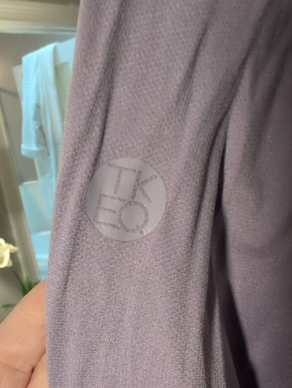 TKEQ - Technical Riding Shirt Long Sleeve Lavender Crewneck Tee - Picture 4 of 5